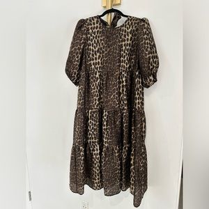 Cras leopard printed midi dress size S